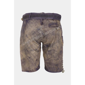 Shorts en daim pour homme, style bavarois Lederhosen, pour l'Oktoberfest, coupe droite, respirant, formel - Product Image 5