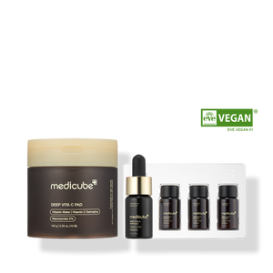 ชุดผลิตภัณฑ์ดูแลผิวหน้า Medicube Deep Vita Basic Care 2 ชิ้น ส่วนผสมวีแกนคุณภาพสูง สำหรับใช้กับผิวหน้า ผลิตในประเทศเกาหลี - Product Image 1