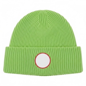 Bonnet en tricot côtelé de qualité supérieure avec logo personnalisé, chaud et doux pour l'hiver, mélange de laine acrylique, unisexe, mode et décontracté - Product Image 3