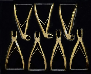 ชุดคีมถอนฟัน 10 ชิ้น ทำจากสแตนเลสสตีล ด้ามจับแบบมีลายกันลื่น เครื่องมือผ่าตัดคลาส 1 - Product Image 5