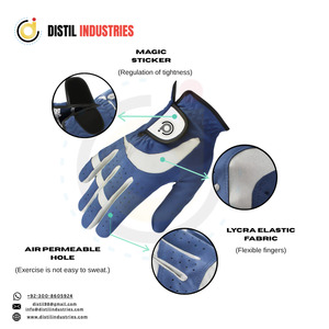 Gants de golf en cuir Cabretta 2026, best-sellers, respirants, design personnalisé, directement du fabricant - Product Image 5