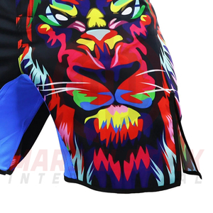 Shorts de MMA 100% poliéster para entrenamiento en gimnasio, diseña tu propio logo, shorts de MMA para hombre en grandes cantidades. - Product Image 6