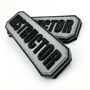 Écussons brodés personnalisés haut de gamme, design logo sur mesure, thermocollants, légers, en forme de rectangle ou de cœur, en tissu sergé brodé, pour cadeaux - Product Image 2