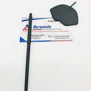 Miroir noir mat en forme de lèvres en gros beauté miroir d'extension de cils de marque privée pour artiste de cils durable - Product Image 5