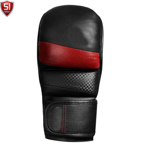 ถุงมือ MMA คุณภาพสูงสำหรับการฝึกซ้อม ผลิตตามสั่ง ทำจากหนัง PU กันลื่น สายรัดข้อมือปรับได้ ปิดด้วยแถบตีนตุ๊กแก สำหรับผู้ใหญ่ - Product Image 2