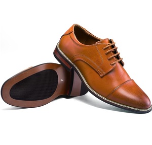 Zapatos de Vestir Formales de Oficina para Hombre, Zapatos de Vestir de Cuero al por Mayor, Zapatos de Vestir Casuales de Verano para Hombre de Alta Calidad con Cordones - Product Image 4