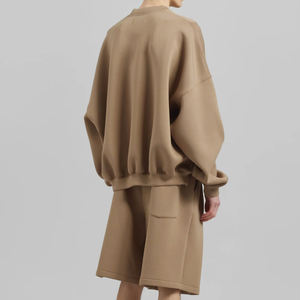 Conjunto Deportivo Informal de Verano, Camiseta de Manga Corta y Pantalones Cortos a Juego, 2 Piezas, de Alta Calidad, Secado Rápido, Transpirable, de Algodón para Hombre - Product Image 4