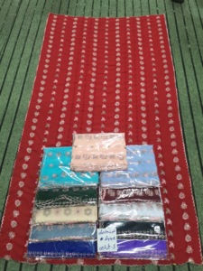 Hijab en Chiffon Léger et Doux en Gros |   Voile musulman floral orné de strass et long foulard respirant pour l'été, idéal pour le quotidien et les sorties en extérieur - Product Image 2