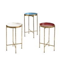 Table d'appoint relevable moderne et élégante en métal, très tendance, pour salon, bureau, extérieur, table de canapé