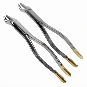 Juego de 2 Pinzas Manuales TC para Extracción Dental # 53L & # Herramientas ergonómicas de extracción quirúrgica de carburo de tungsteno para molares izquierdos/derechos 53R - Product Image 3