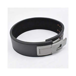 Cinturón de Levantamiento de Pesas Unisex de Alta Resistencia, Personalizado, de Cuero Vacuno con Forro de Gamuza, Cierre de Palanca, Antideslizante, Calidad Premium - Product Image 6