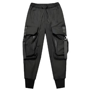 Pantalon cargo techwear pour homme, streetwear urbain, multi-poches, joggers tactiques, cyberpunk, hip hop, darkwear, pantalon harem fonctionnel - Product Image 1