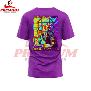 Camiseta de Hombre de Corte Regular con Lavado Ácido Personalizado, 220 g/m², 100% Algodón, Ecológica, Transpirable, Estilo Urbano - Product Image 2