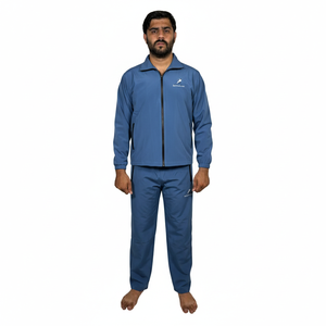 Precio al por mayor: Conjunto de chándal informal para hombre, lo último de 2024 / Chándal deportivo de algodón personalizado con cremallera completa, lo último en ropa deportiva. - Product Image 1