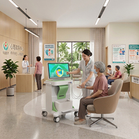 Plateforme de suivi continu et d'évaluation de la dépression pour le dépistage de la santé mentale numérique, avec assistance IA, Huasheng Medical HS-XL200