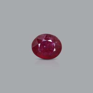 Natural 3.7 Carat Certified Ruby Loose Gemstone for Fine Jewelry - Product Image 1