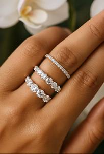 Moissanite Diamond Fashion Cuban Chain Copper <b>Silver</b> Round Brilliant Cut VS1 Heavy Iced Out Hip Hop <b>Choker</b> - Product Image 2