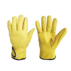 Fabricants directs d'usine, gants de travail en cuir de qualité supérieure, couleurs et designs demandés par les clients, gants de travail en cuir résistants. - Product Image 1