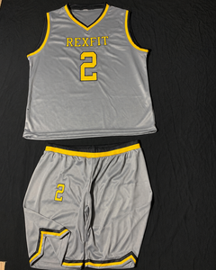 Conjunto de Uniforme de Baloncesto Sublimado Personalizado, Uniforme de Baloncesto para Hombre, Transpirable, Sin Mangas, para Entrenamiento Deportivo en Equipo - Product Image 4