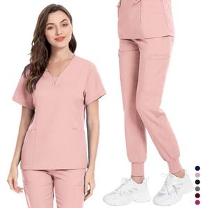 2026 New Unisex Hospital Uniforms Nursing Uniform Sets Quick-drying <b>Scrubs</b> Sets Two-piece Set Top & Pants for Nurse Fashion OEM - Product Image 5