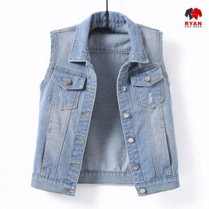 Chaleco Vaquero Personalizado Ryan Pro Gear para Hombre, Tela Cómoda y Transpirable con Logotipo Personalizado, Diseño OEM - Product Image 3