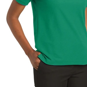 Polo de sport pour femme de haute qualité, style uni, personnalisé, prix d'usine, en polyester et coton - Product Image 5