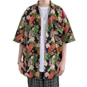 เสื้อเชิ้ตชายลำลองแขนสั้นลายดอกไม้พิมพ์ลายหลากหลายแบบ แห้งเร็ว แฟชั่นทันสมัย สินค้าพร้อมส่ง - Product Image 4