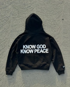 เสื้อฮู้ดซิปผู้ชายขายส่ง แขนยาว สไตล์สตรีทแวร์ รับออกแบบลายเสื้อฮู้ด - Product Image 4
