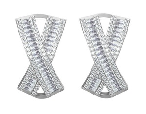 <b>Top</b> Selling Minimalist Lab Grown Diamond <b>Earrings</b> 925 Silver or Fine Jewelry for Engagement Available at Factory Price - Product Image 4