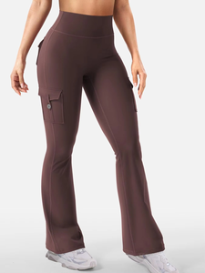 2026 Women's High-Waist Yoga Gym <b>Leggings</b> Breathable Woven Seamed Outdoor Hiking Anti-Bacterial Snagging Resistance Casual Solid - Product Image 2