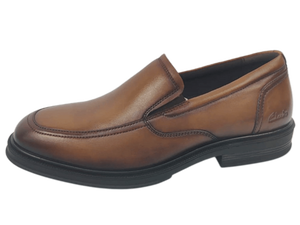 Mocassins pour hommes Dlords, dessus synthétique, doublure textile, bout fermé, semelle intermédiaire légère en EVA, semelle extérieure en caoutchouc amortie, style business décontracté - Product Image 1