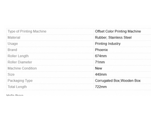 Rouleau en caoutchouc d'impression haute précision pour machines d'impression flexographique, offset et héliogravure – Rouleau industriel durable pour transfert d'encre - Product Image 5