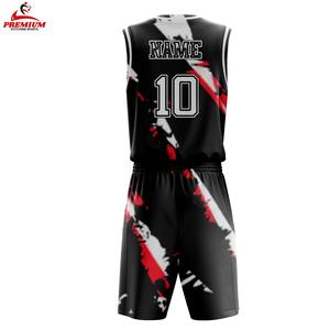 Conjunto de Uniformes de Baloncesto con Sublimación Digital de Logotipo, Personaliza tu Propio Jersey, para Adultos, Verano, Secado Rápido, Transpirable - Product Image 2