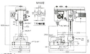 Machine de taraudage électrique automatique avec engrenage et moteur multi-tension (380V/220V/110V) Garantie 1 an - Product Image 2