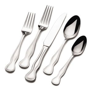 Premium Stainless Steel Cutlery Set Elegant Mirror Polish Durable Rust Resistant Portable Lightweight Dishwasher Safe Dining - Product Image 1