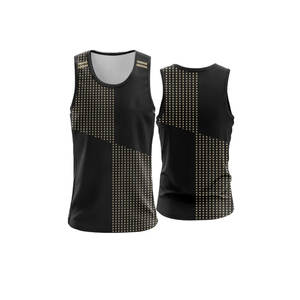 เสื้อกล้าม100% แนววินเทจสำหรับผู้ชายเสื้อกล้ามระบายอากาศแขนกุดสำหรับเล่นยิมผ้าฝ้ายถักซับลิเมชัน - Product Image 6