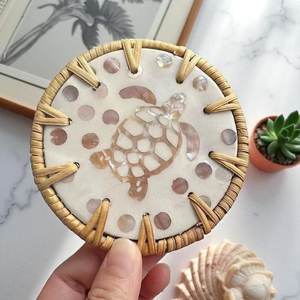 Posavasos de Ratán Hechos a Mano de Alta Calidad Premium, Naturales, con Aislamiento Térmico, Ecológicos y Duraderos - Product Image 2