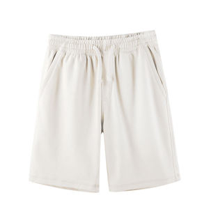 Shorts à taille élastique pour hommes, en coton, décontractés, légers, confortables, tissu doux, vêtements d'été - Product Image 3