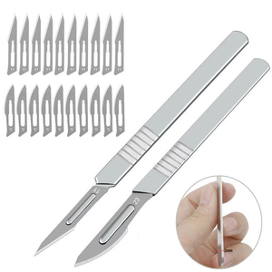 Lame de scalpel ophtalmique avec forceps manuel, instrument chirurgical en acier inoxydable - Product Image 2