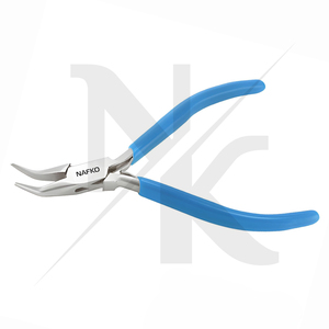 Premium Super Fine Bent Chain Nose <b>Pliers</b> 115mm for Jewelry Making Beading Precision Wire Wrapping and <b>Small</b> Detailed Craft Work - Product Image 4