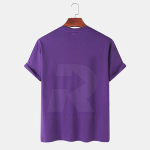 Camisetas Personalizadas con Logotipo, 100% Algodón Ecológico, Cuello Redondo, Manga Corta, Tallas Grandes para Hombre, Hechas a Medida para Venta en Línea - Product Image 2