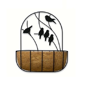 Nouveau Vase à Fleurs Coco Liner Style Ferme Français avec Poignée Rustique pour Plante Suspendue à Domicile - Product Image 1