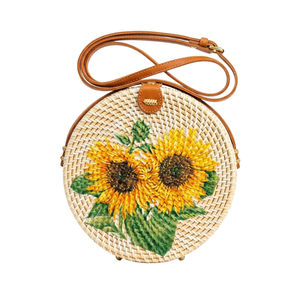 Sacs en rotin pour femmes, sacs en rotin tissés à la main, vente en gros, usine du Vietnam, prix bas, OEM ODM acceptés - Product Image 5