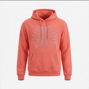 Sudadera con Capucha Personalizada para Hombre, Diseño Sólido con Pedrería, Transpirable, de Poliéster y Algodón, para Uso en Exteriores, Ajuste Premium, Color Personalizado - Product Image 1