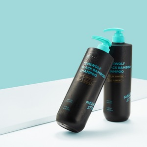 [TOMIWOLF] Champú para Hombre, Cuidado Capilar Coreano, Mentol Refrescante, Limpieza del Cuero Cabelludo Graso, Champú de Bambú Negro - Product Image 2