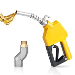 Pistola Erogatrice Carburante Girevole NPT da 3/4 Pollici, Flusso Massimo 11,8 GPM, con Spegnimento Automatico, per Diesel e Benzina, Grilletto a 3 Velocità - Product Image 1