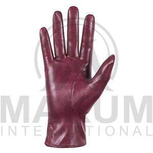 Gants de conduite unisexes confortables en cuir, nouveau design, compatibles écrans tactiles, style uni, tendance - Product Image 3