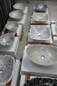 Lavabo moderno de lujo Mother Pearl estilo clásico ecológico 26cm calidad de exportación para el baño del Hogar disponible exportación a granel - Product Image 4