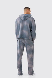 เสื้อฮู้ดดี้เทรนดี้สั่งทำพิเศษ ผ้าหนานุ่ม ซักย้อมสีแบบแอซิดวอช 100% ผ้าฝ้าย เสื้อฮู้ดดี้หรูหราสไตล์วินเทจสำหรับผู้ชาย - Product Image 3