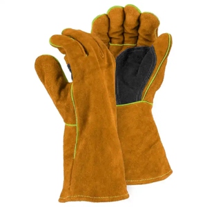 Premium Heavy Industrial Cowhide Split Leather Mig <b>Type</b> Working Hand <b>Gloves</b> Premium Welding <b>Gloves</b> - Product Image 5